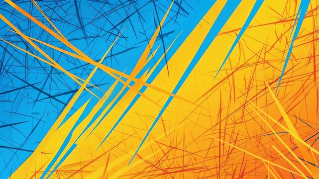 Abstract Lines of Energy: An artistic display of dynamic, intersecting lines in vibrant shades. capturing the essence of motion and modern style.