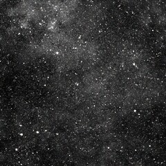 Starfield Nebula with White Stars and Dark Cosmic Dust Scattered Throughout Space