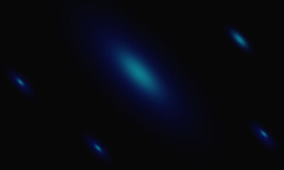 Abstract blue light streaks and bokeh effect on a dark background representing motion and digital technology suitable for futuristic concepts