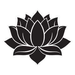 lotus flower illustration symbol of spirituality meditation and inner peace