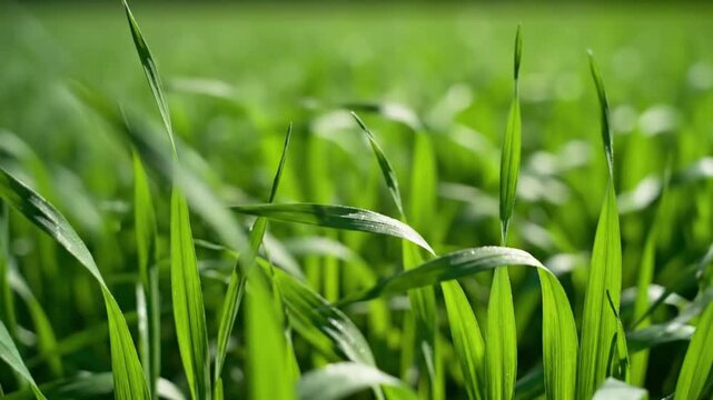 Whispering wheat field breeze with subtle grass texture blowing in effect green screen organic textures style featuring organic