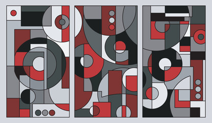 abstract geometric pattern for wall decor 