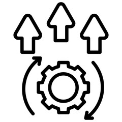 Continuous improvement Icon
