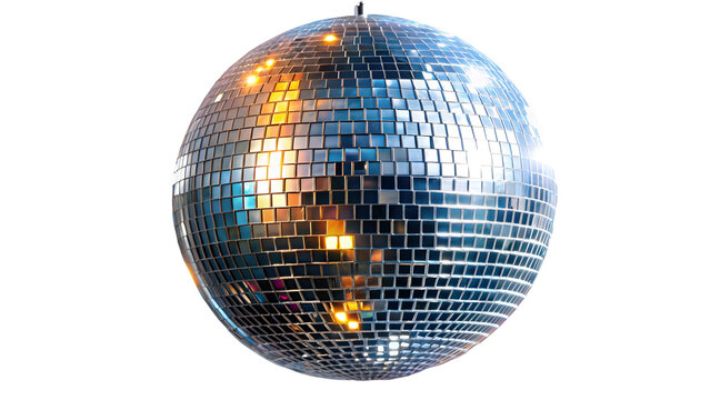 blue disco ball
