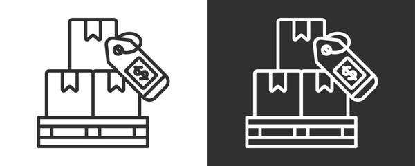 Pricing Icon Set Vector Collection Isolated In Black And White