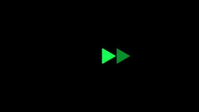 Animation of looping rewind button concept. Graphic icon Background. play baton icon animated .4K motion video for enhanced
