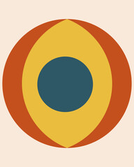 Cute yellow cartoon triceratops dinosaur with a happy smile © Volodymyr Hankevych