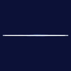 Thin, bright white line with a slight glow stretches across a dark, abstract background, minimalist design