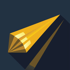 Dark background illuminated by subtle glowing geometric shapes, abstract, modern digital art