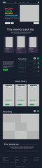 Music Application Website Landing Page