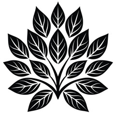 Clean black and white minimalist icon of a pie chart, for data visualization.