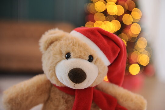 urso de pel&uacute;cia no natal 