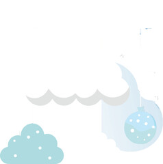 Cozy winter scene with soft, fluffy white snowdrifts and gentle falling snowflakes, peaceful and serene