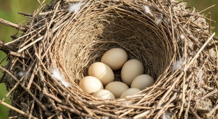 Nest full of eggs