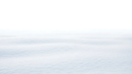 Snowy landscape with a black sky isolated on a transparent background winter cold 1