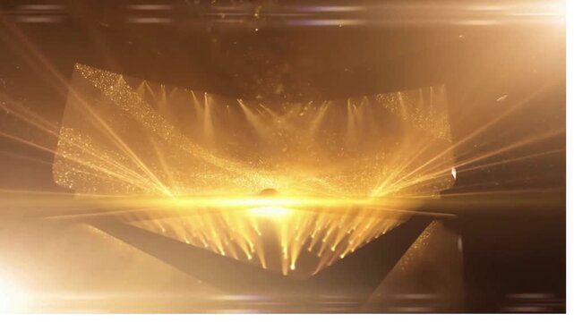 Vibrant abstract vector background featuring glowing orange rays and sun fire energy in a bright motion pattern of light and star power art