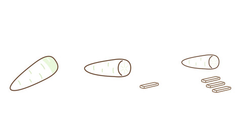 大根　短冊切り