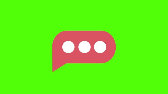 chat animation png green screen