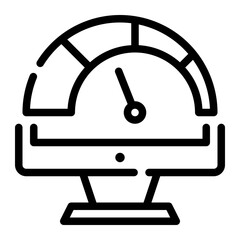 computer line icon