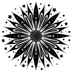 Explosion of vibrant abstract colors and shapes, dynamic energy, modern graphic design background