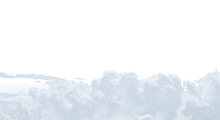 ふわふわの積乱雲　夏の雲	