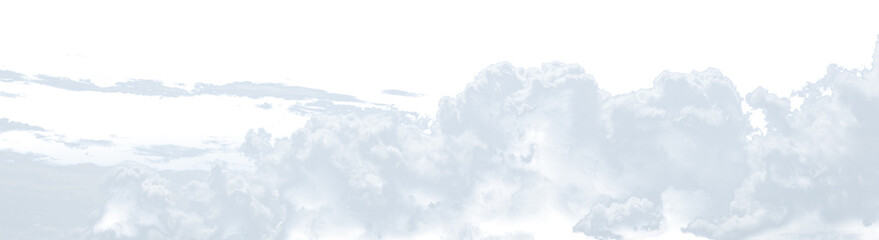 ふわふわの積乱雲　夏の雲	