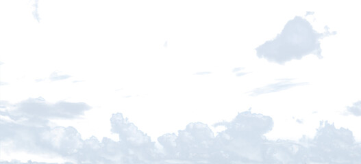 ふわふわの積乱雲　夏の雲	