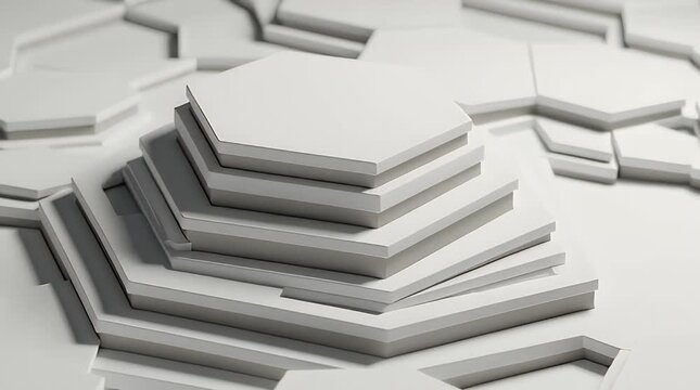 A heavy stack of steel parts towers like a pile of hardcover textbooks in a school library, representing a solid foundation of industrial knowledge and structured learning