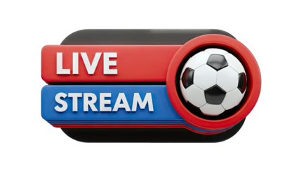 Live Stream Soccer Match Icon - Online Football Broadcast