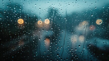rain drops on the window