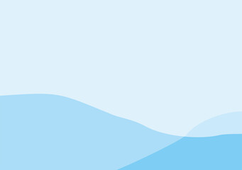 Abstract Blue Waves Background for Digital Design and Branding