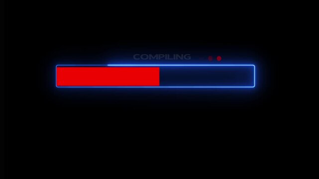 Compiling progress bar loading bar