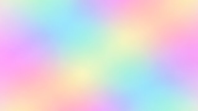 A soft, dreamy abstract background featuring a seamless blend of pastel rainbow colors. The ethereal gradient transition creates a calm, airy, and cheerful atmosphere with a light, misty feel.