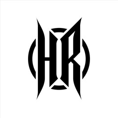HR Monogram logo on white background