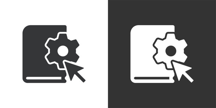 User Manual icon. Solid glyph series icon
