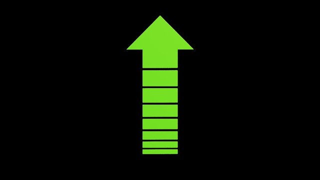 3D Up Arrow | Alpha Channel
