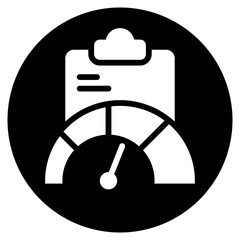 clipboard glyph icon