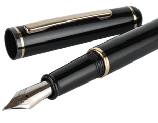 Firefly_Blue human eye ball isolated on transparent background - Firefly_A fountain pen with a touch of classic isolated on transparent background  