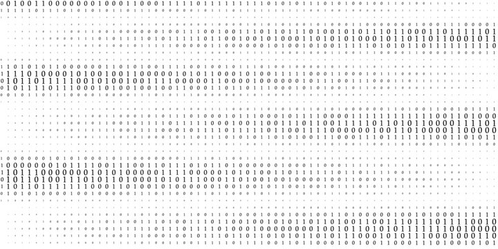 Abstract digital background with ones and zeros. Vector graphic pattern with binary code