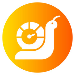 snail gradient icon © afif