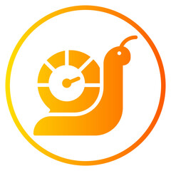 snail gradient icon © afif