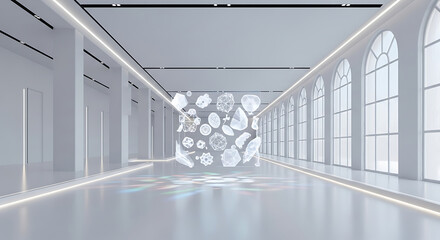 Interior Architecture: The futuristic interior presents a pristine ambiance with clean lines, and architectural innovation, creating a sleek and modern space