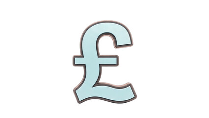 Pound Sign Isolated on White Background