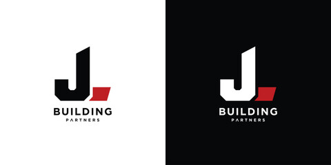 Strong and modern  JL letter logo design