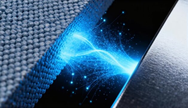 glass rod and silk cloth triboelectric effect visualization perfect for static electricity day