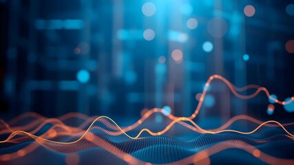 Big Data Analytics Abstract Visualization - Powered by Adobe