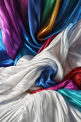 silk fabric background
