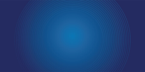 Dark blue abstract vector background with bright and elegant glowing circle lines stacked together, 3D cover of business presentation banner or night party. modern