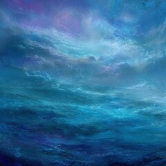 Fototapeta premium Abstract Starry Night Sky Landscape