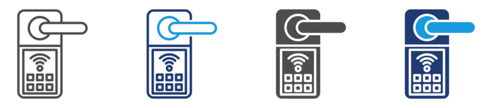 smart lock icon sheet multiple style
